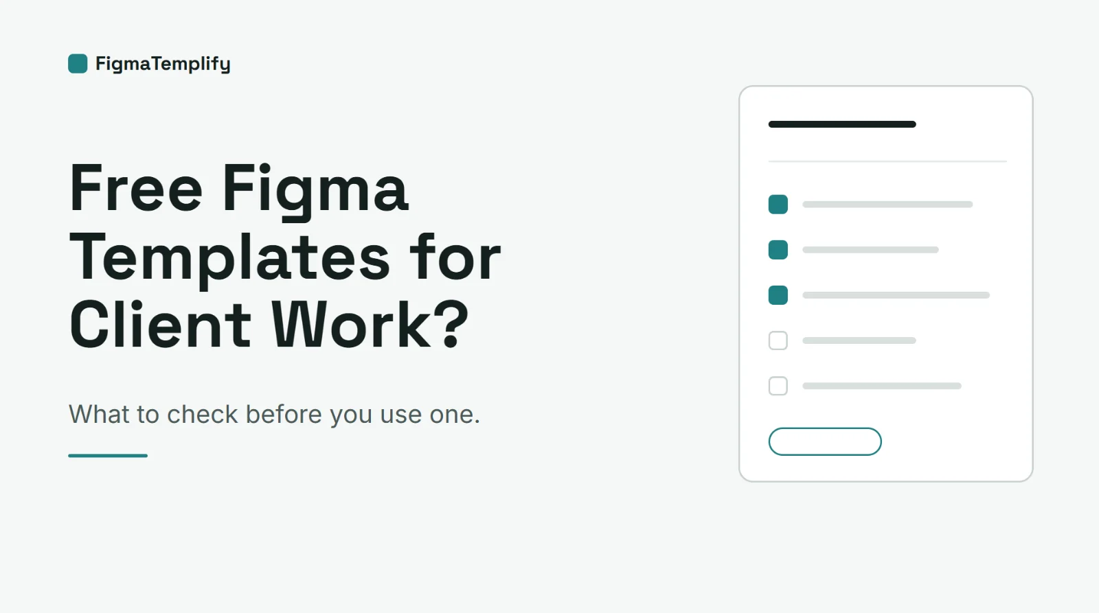 Can You Use Free Figma Templates for Client Work?